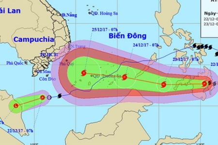 Bão Tembin tăng cấp, nhiều tỉnh Nam Bộ hoãn họp chống bão