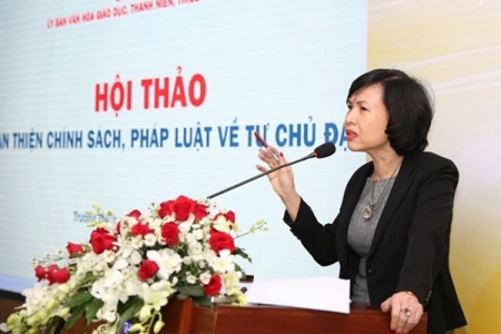 Gỡ 'nút thắt' về nhân sự, tài chính trong tự chủ Đại học