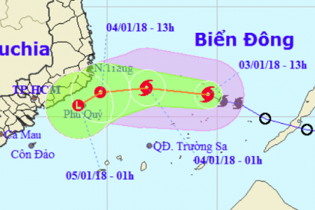 Bão Bolaven đổi hướng, dự báo sẽ suy yếu thành áp thấp nhiệt đới