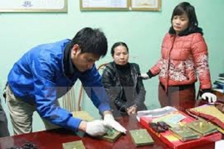 Hưng Yên: Bắt quả tang một đối tượng vận chuyển 5 bánh heroin