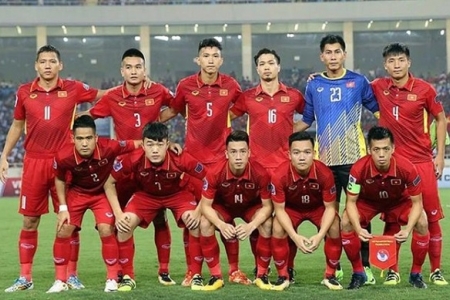 BXH FIFA tháng 1/2018: Đội tuyển Việt Nam tiếp tục dẫn đầu Đông Nam Á