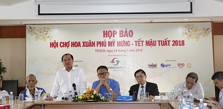 Chiêm ngưỡng Nhà Bè xưa qua Hội chợ Hoa xuân Phú Mỹ Hưng 2018