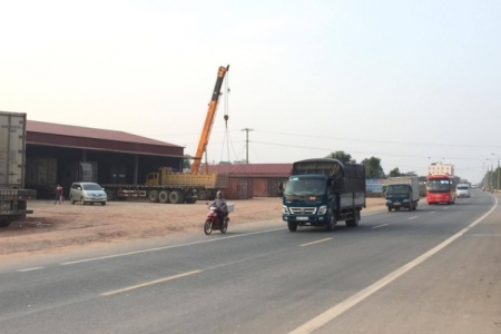 Huyện Lạng Giang (Bắc Giang): Đề nghị xử lý hành vi phá dỡ hộ lan bảo vệ QL 1