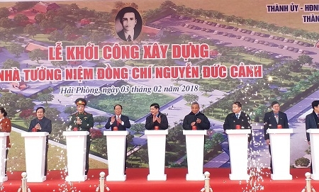 Hải Phòng: Khởi công xây dựng Nhà tưởng niệm đồng chí Nguyễn Đức Cảnh - Người chiến sĩ kiên trung