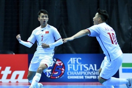 Futsal Việt Nam chạm trán Uzbekistan ở tứ kết giải châu Á 2018