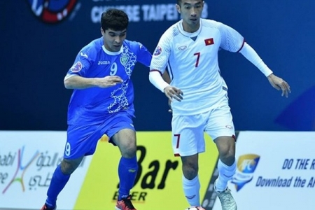 Thua Uzbekistan, ĐT futsal Việt Nam dừng bước tại tứ kết VCK futsal châu Á 2018