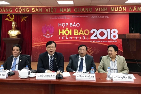 Hội Báo toàn quốc năm 2018 sẽ diễn ra vào ngày 16/3/2018