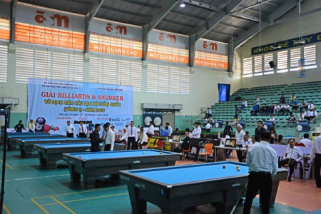 Gần 600 cơ thủ thi đấu tại Giải Billiards & Snooker Vô địch các CLB toàn quốc (vòng 1) năm 2018