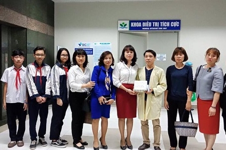 Trường THCS Khương Đình kêu gọi hơn 123 triệu đồng giúp học sinh mắc bệnh hiểm nghèo