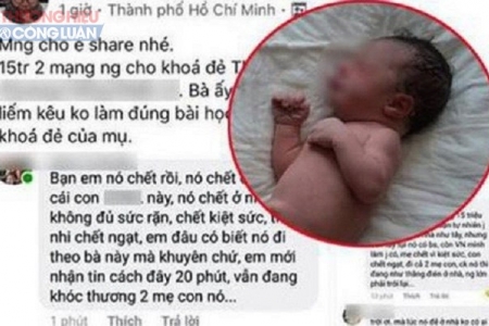 Vụ sinh con "thuận tự nhiên": Đề nghị Công an điều tra hành vi đăng facebook sai sự thật