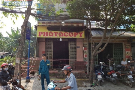 TP.HCM: Cháy nhà hai tầng kinh doanh photocopy, một bé 2 tuổi tử vong