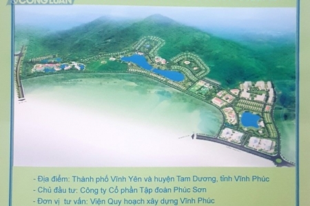 Vĩnh Phúc: Khu đô thị Phúc Sơn Luxury Villas được đề xuất xây dựng với diện tích 80,5ha