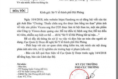 Kiểm tra thông tin " Thuốc chữa ung thư được làm bằng tro than "