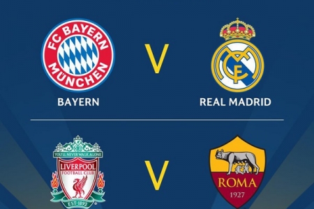 Bốc thăm bán kết Champions League: Bayern Munich trạm chán Real Madrid!