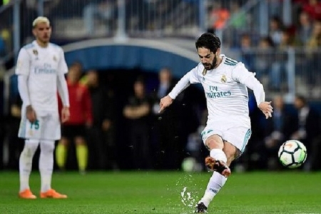 Isco tỏa sáng, Real đánh bại Malaga tại vòng 32 La Liga