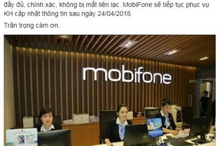 VinaPhone, MobiFone thông báo lùi thời hạn bổ sung thông tin