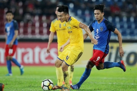 Thất bại trước Johor Darul Ta'zim, SLNA hết cơ hội đi tiếp giải AFC Cup 2018