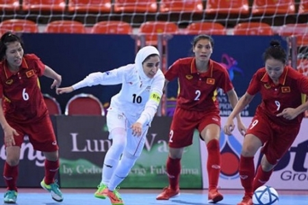 Để thua ĐKVĐ Iran, ĐT Futsal nữ Việt Nam dừng chân ở bán kết