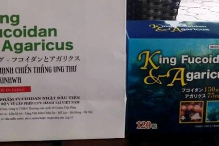 CYSINA phản hồi về việc quảng cáo về TPCN King Fucoidan & Agarius