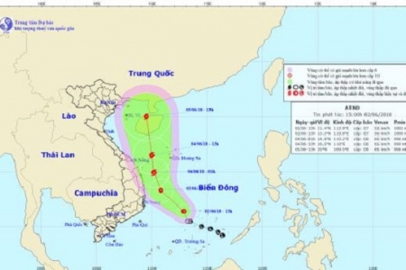 Áp thấp nhiệt đới có khả năng mạnh lên thành bão