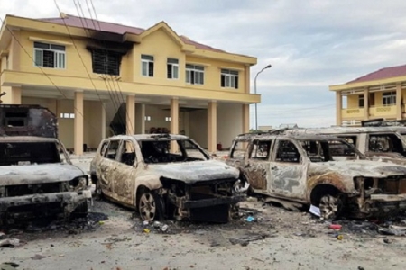 Sẽ khởi tố điều tra vụ đập phá, tấn công trụ sở ở Bình Thuận