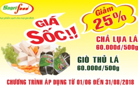 Chương trình giảm giá đặc biệt của Sagrifood