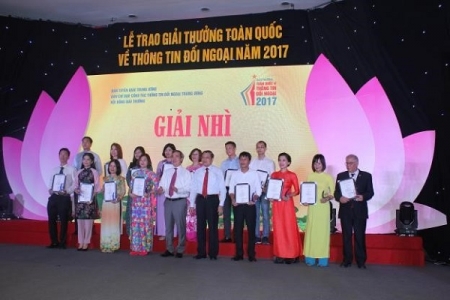 Lễ trao Giải thưởng toàn quốc về thông tin đối ngoại năm 2017