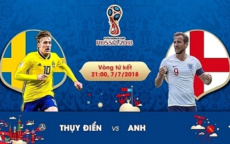 Tứ kết World Cup, Anh vs Thụy Điển: Giấc mơ gần ba thập kỷ!