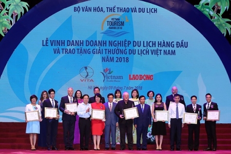 85 doanh nghiệp được trao tặng Giải thưởng Du lịch Việt Nam 2018