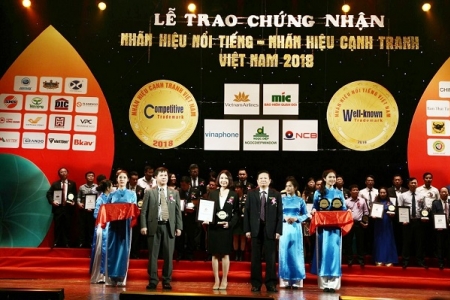 Nhãn hiệu nổi tiếng Việt Nam 2018 vinh danh Tập đoàn TMS