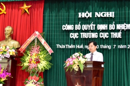 Thừa Thiên Huế: Công bố quyết định bổ nhiệm Cục trưởng Cục Thuế