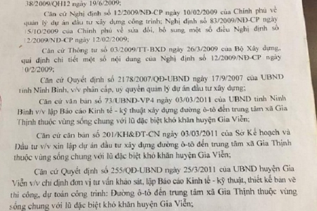 Ninh Bình: Cần làm rõ dự án chậm hoàn thành 6 năm, vẫn xin điều chỉnh, bổ sung?