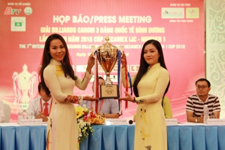 Nước tăng lực Number 1 đồng hành cùng giải Billiards Carom 3 băng quốc tế Bình Dương lần thứ VII