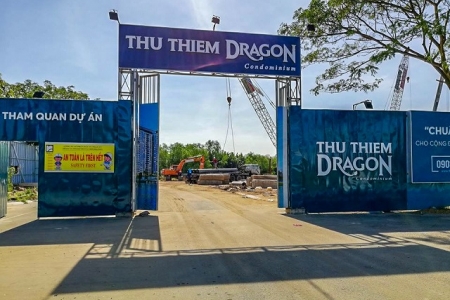 TP.HCM: Xây dựng không phép, dự án Thủ Thiêm Dragon bị xử phạt, yêu cầu ngừng thi công