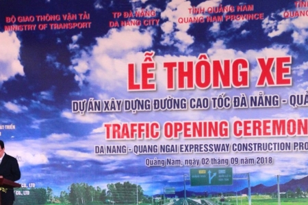 Lễ thông xe toàn tuyến cao tốc Đà Nẵng - Quảng Ngãi: Phó Thủ tướng Trịnh Đình Dũng đến dự