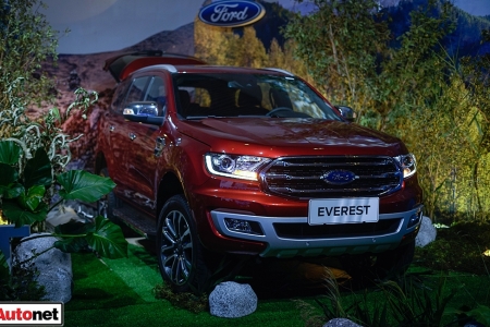 Chiêm ngưỡng Ford Everest động cơ Diesel mới, hộp số 10 cấp