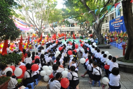 Tp. Vũng Tàu: Gần 80 ngàn học sinh mẫu giáo, tiểu học, THCS khai giảng năm học mới 2018