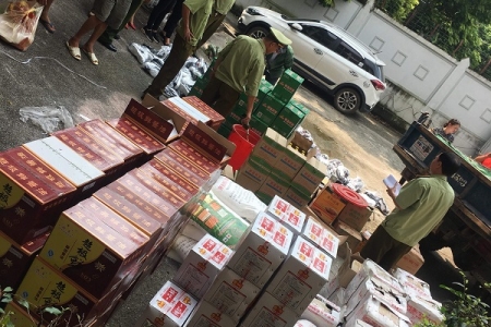 Bắc Giang: Tiêu hủy hàng giả, hàng nhái, hàng nhập lậu