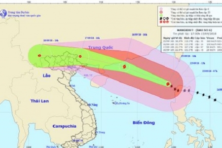 Thủ tướng Chính phủ ban hành Công điện ứng phó siêu bão Mangkhut