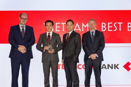 Techcombank được Euromoney vinh danh “Ngân hàng tốt nhất Việt Nam 2018”