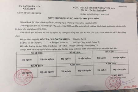 Lời khẩn cầu của nữ sinh người Pa Cô đỗ đại học Luật nhưng nhà quá nghèo!