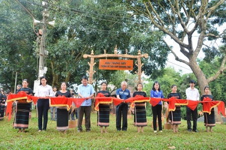 TP. Pleiku (Gia Lai): Khánh thành “Khu trưng bày tượng gỗ dân gian Bahnar, Jrai”