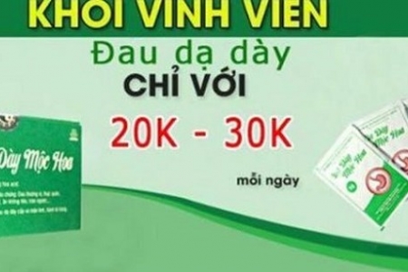 Bộ Y tế khuyến cáo người tiêu dùng thận trọng khi mua, sử dụng sản phẩm Dạ dày Mộc Hoa