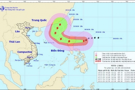 Tin mới nhất về bão Yutu