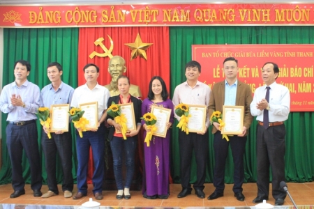 Thanh Hóa: Trao giải báo chí Búa liềm vàng năm 2018