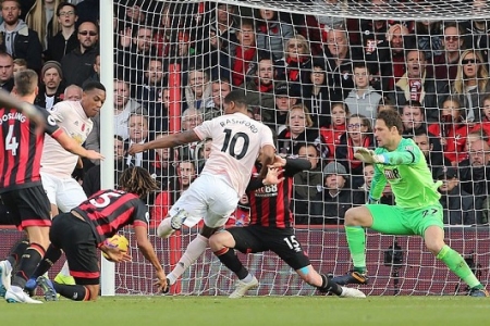 Rashford ghi bàn ở phút bù giờ, MU lội ngược dòng đánh bại Bournemouth