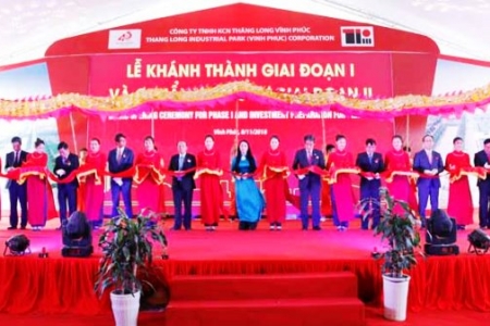 Khánh thành giai đoạn 1 KCN Thăng Long – Vĩnh Phúc