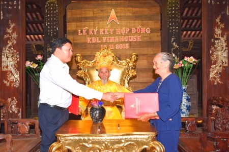 Quảng Nam: Cụ Bùi Thị Xong làm đại sứ thương hiệu cho Công ty CP Nhà Việt Nam Vinahouse