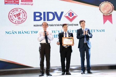 BIDV SmartBanking - Sản phẩm ngân hàng số được vinh danh tại “Tin & Dùng Việt Nam 2018”