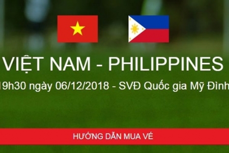 VFF: 85% vé trận Việt Nam vs Philippines đã được bán trên mạng